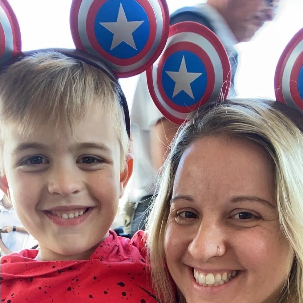 Authentic Disney Marvel Ears Captain America flag 🇺🇸 super hero unisex - Picture 7 of 7